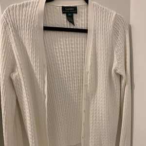Ralph Lauren white cami button up